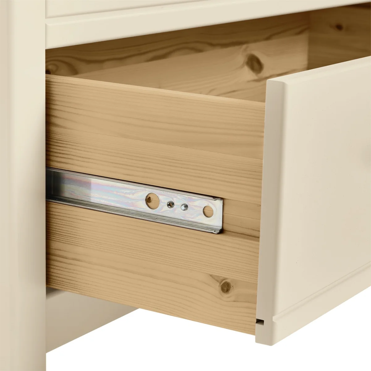 Habitat Brooklyn 2 Door 2 Drawer Wardrobe - Off White & Oak – image 6
