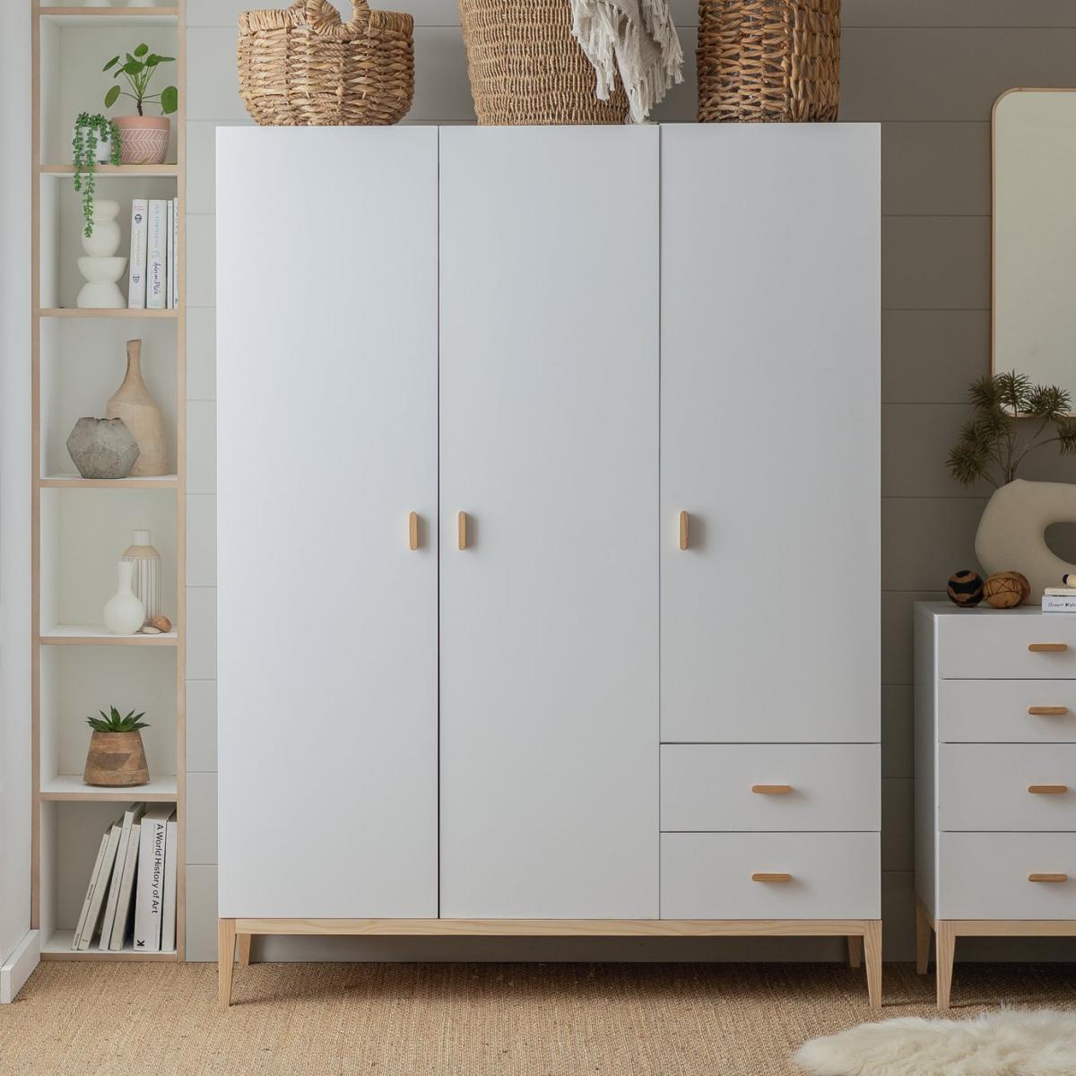 Habitat Tatsuma 3 Door 2 Drawer Wardrobe – image 2