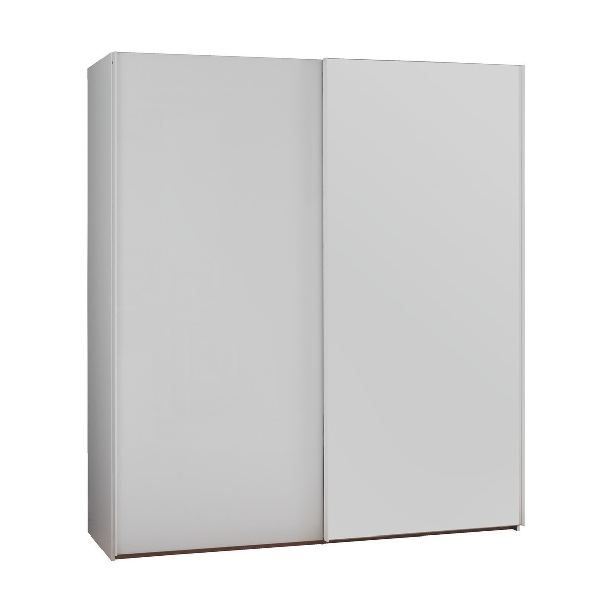 Kripton White Glass 2 Door Sliding Wardrobe W160 X H223Cm, White – image 2