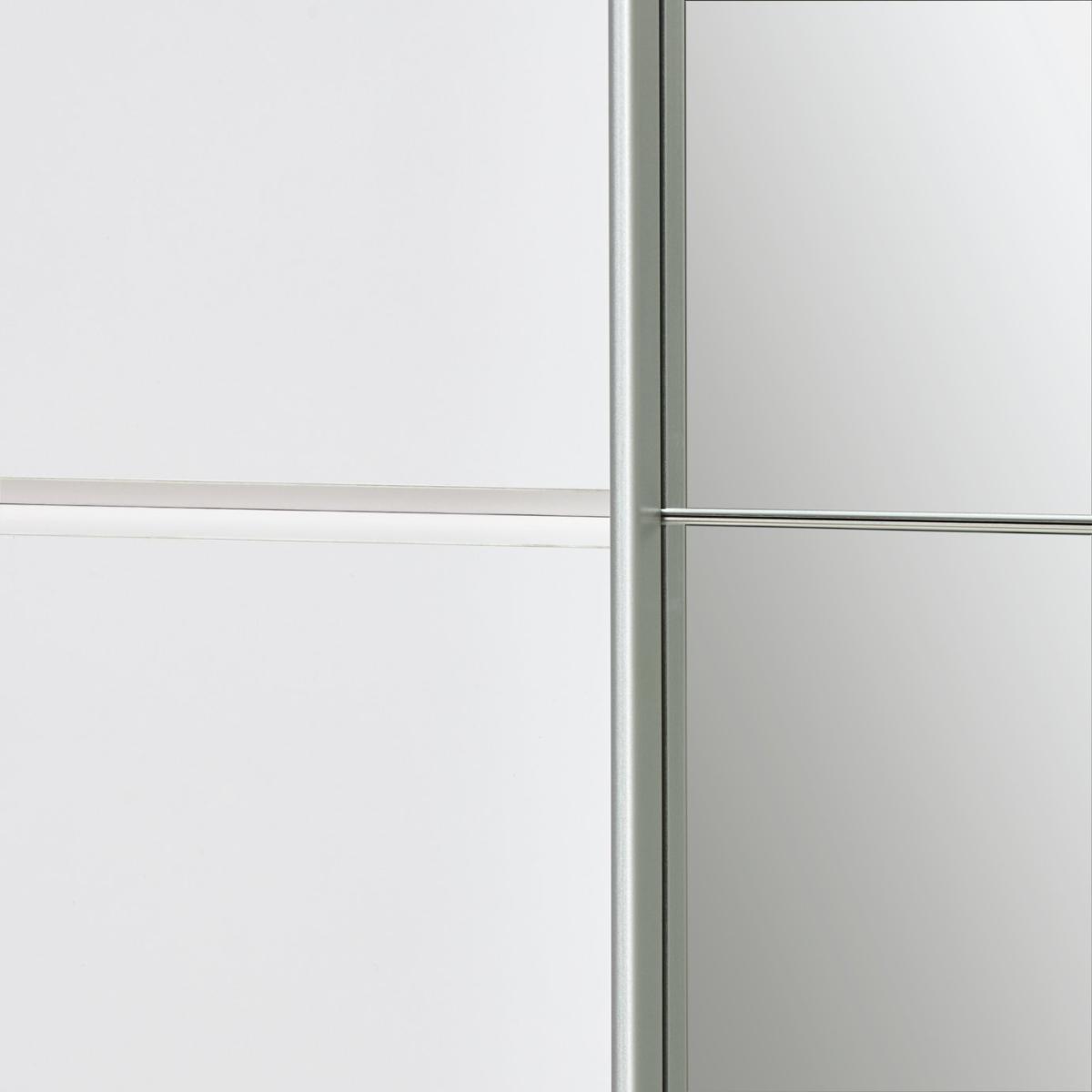 Habitat Holsted Small White Gloss & Mirror Wardrobe – image 7