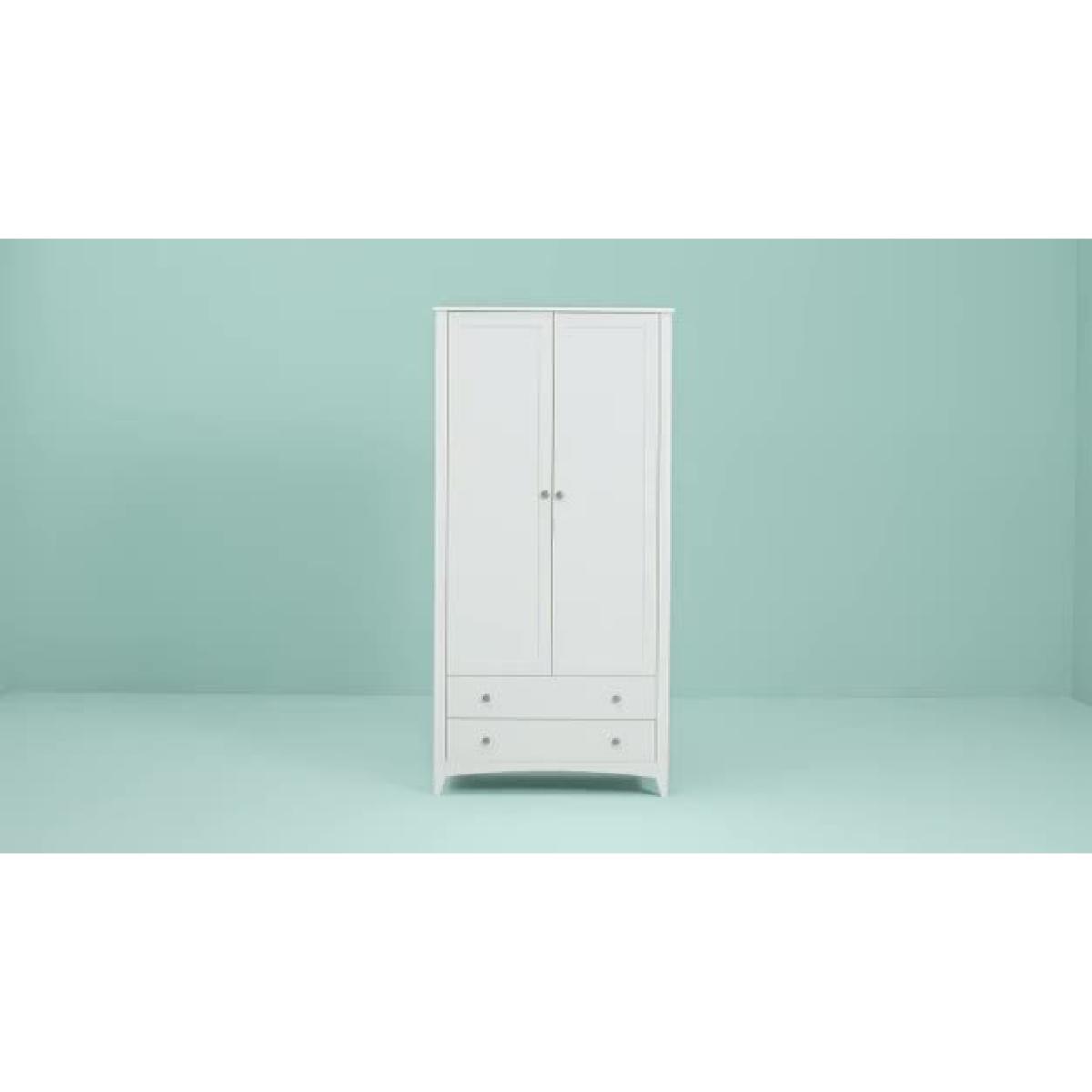 Habitat Minato 2 Door 2 Drawer Wardrobe - Grey – image 2