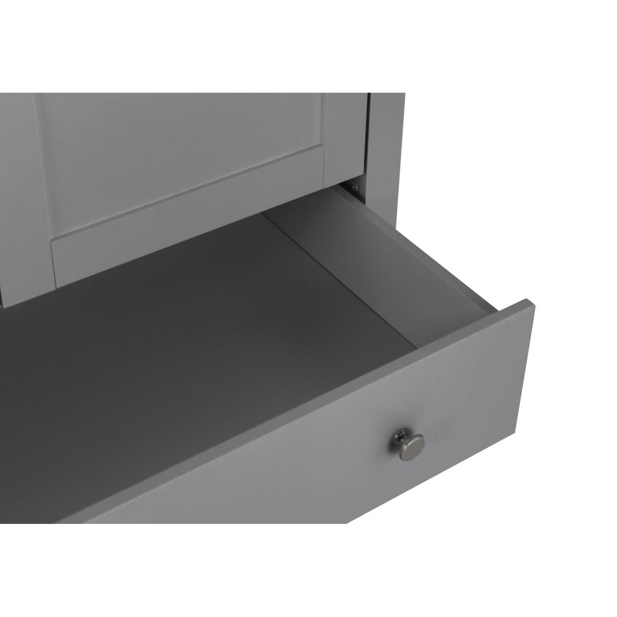Habitat Minato 2 Door 2 Drawer Wardrobe - Grey – image 9