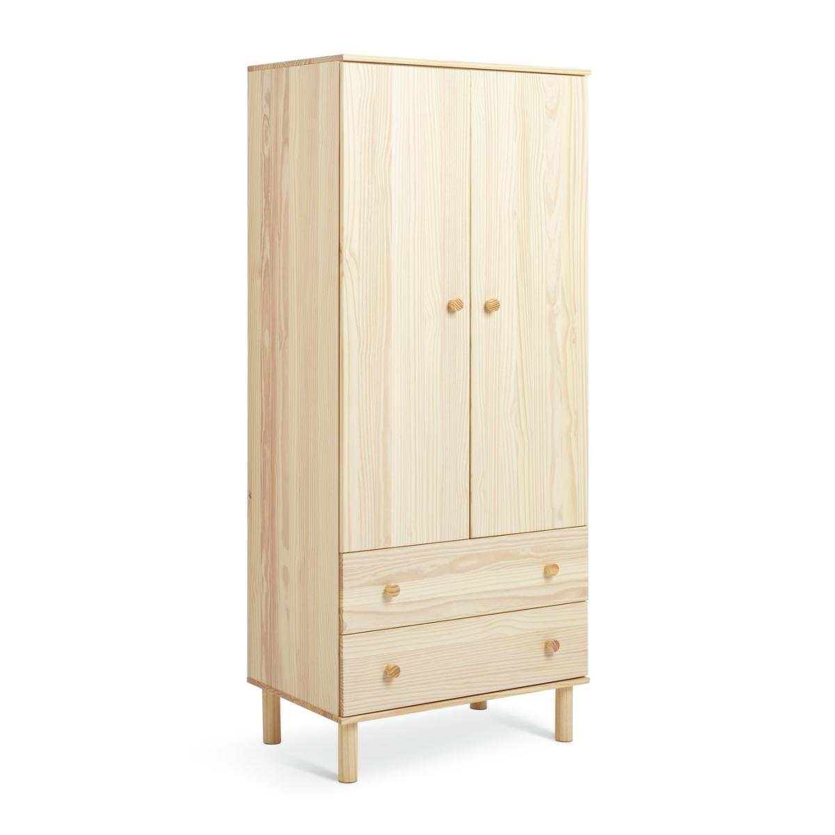 Habitat Akio 3 Piece 2 Door Wardrobe Set - Pine – image 3