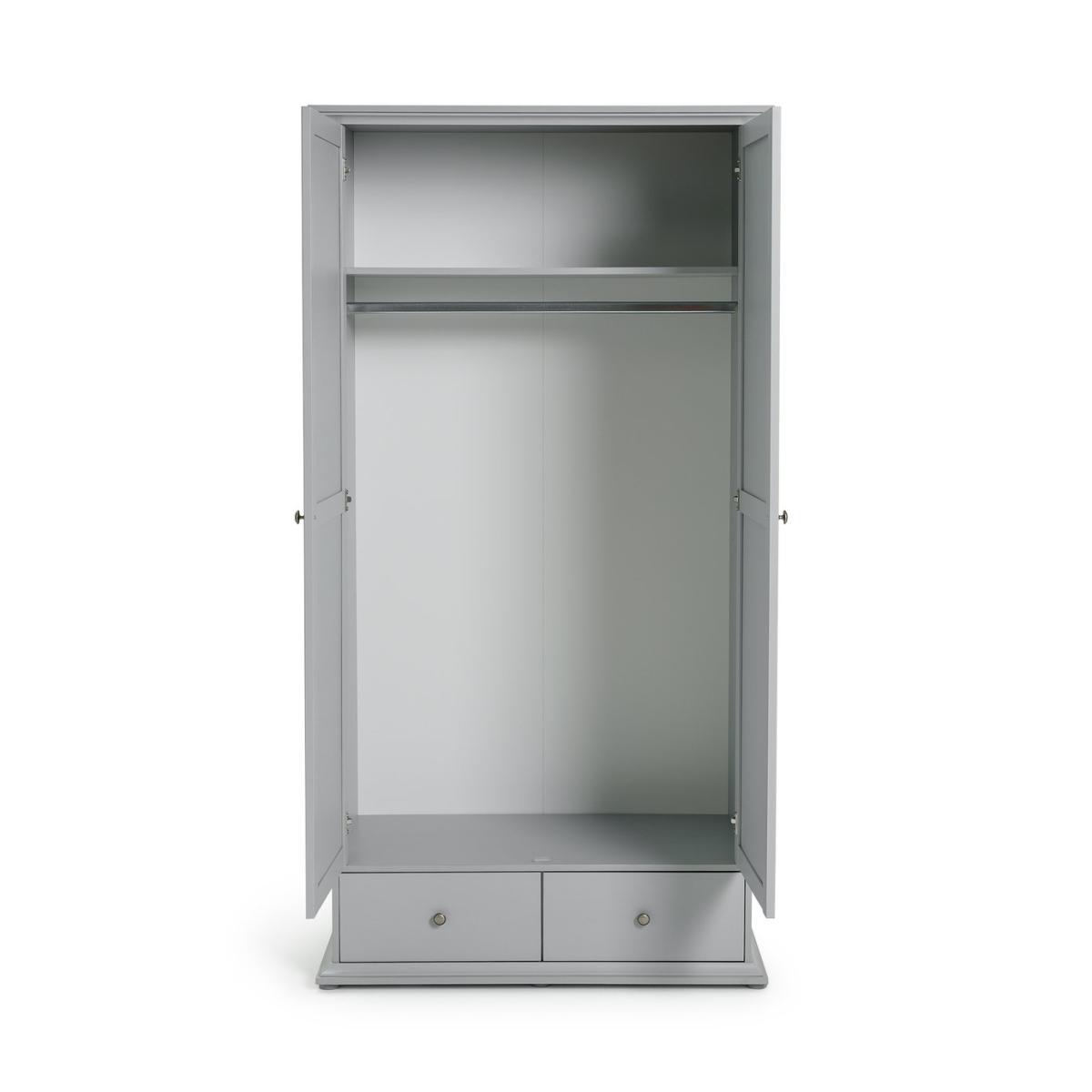 Habitat Heathland 2 Door 2 Drawer Wardrobe - Grey – image 4