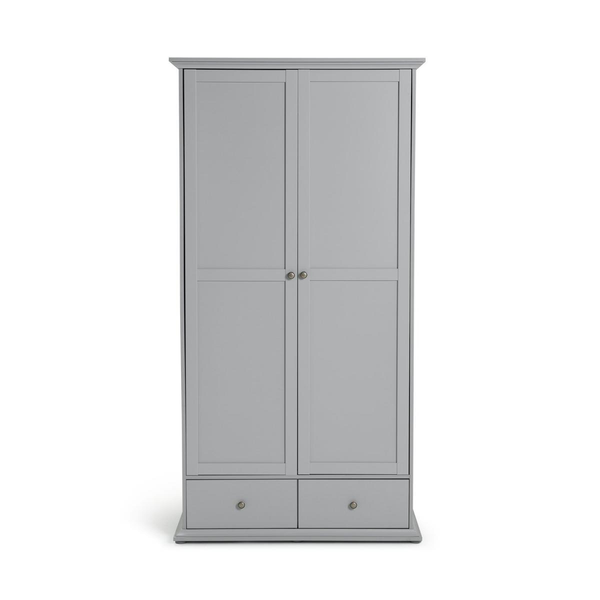 Habitat Heathland 2 Door 2 Drawer Wardrobe - Grey – image 5