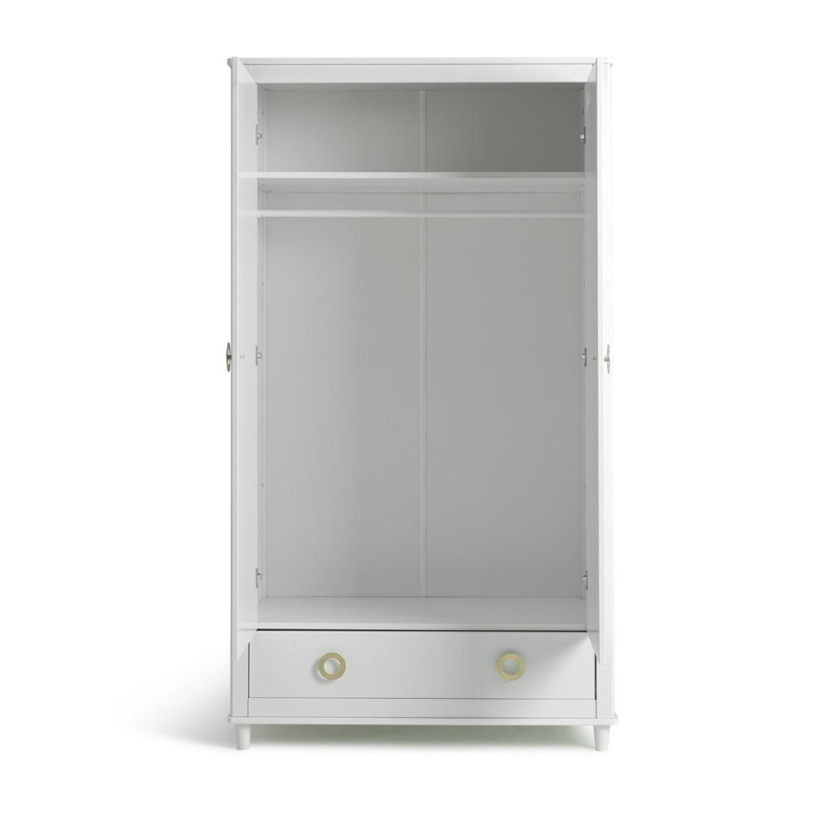 Habitat Bardot 2 Door 1 Drawer Wardrobe - White – image 5
