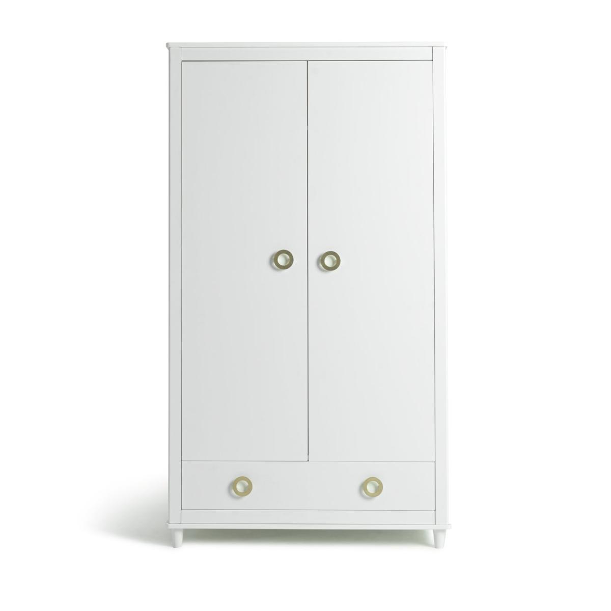Habitat Bardot 2 Door 1 Drawer Wardrobe - White – image 6