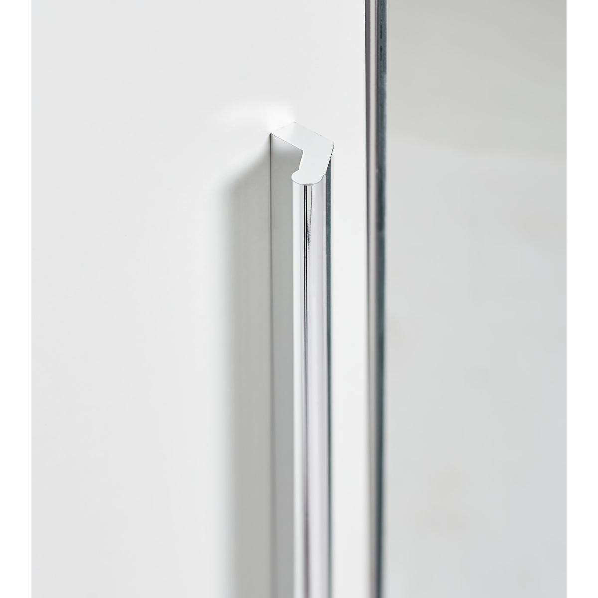 Habitat Munich 3 Door Mirror Wardrobe -White & Oak Effect – image 9