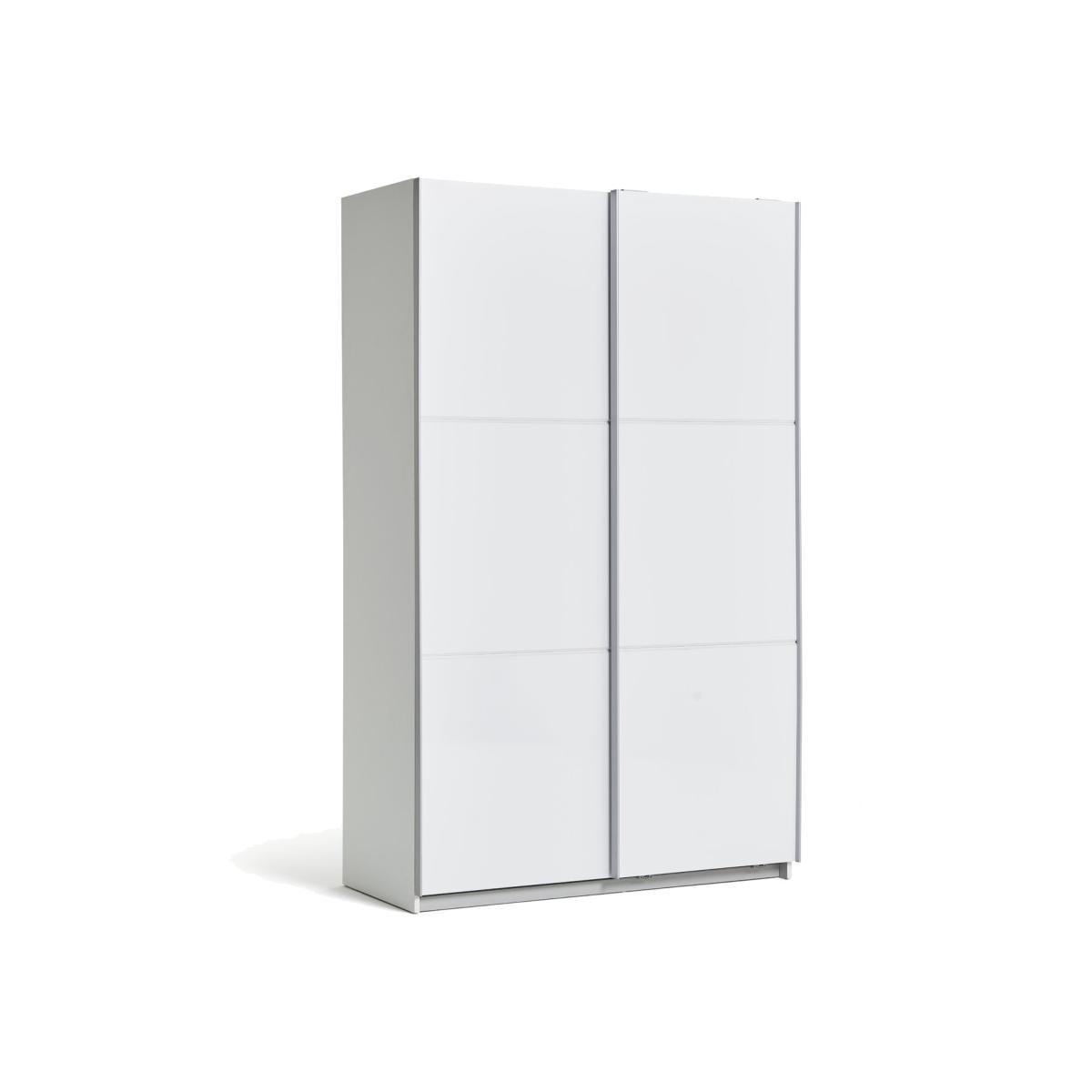 Habitat Holsted White Gloss Small Wardrobe – image 1