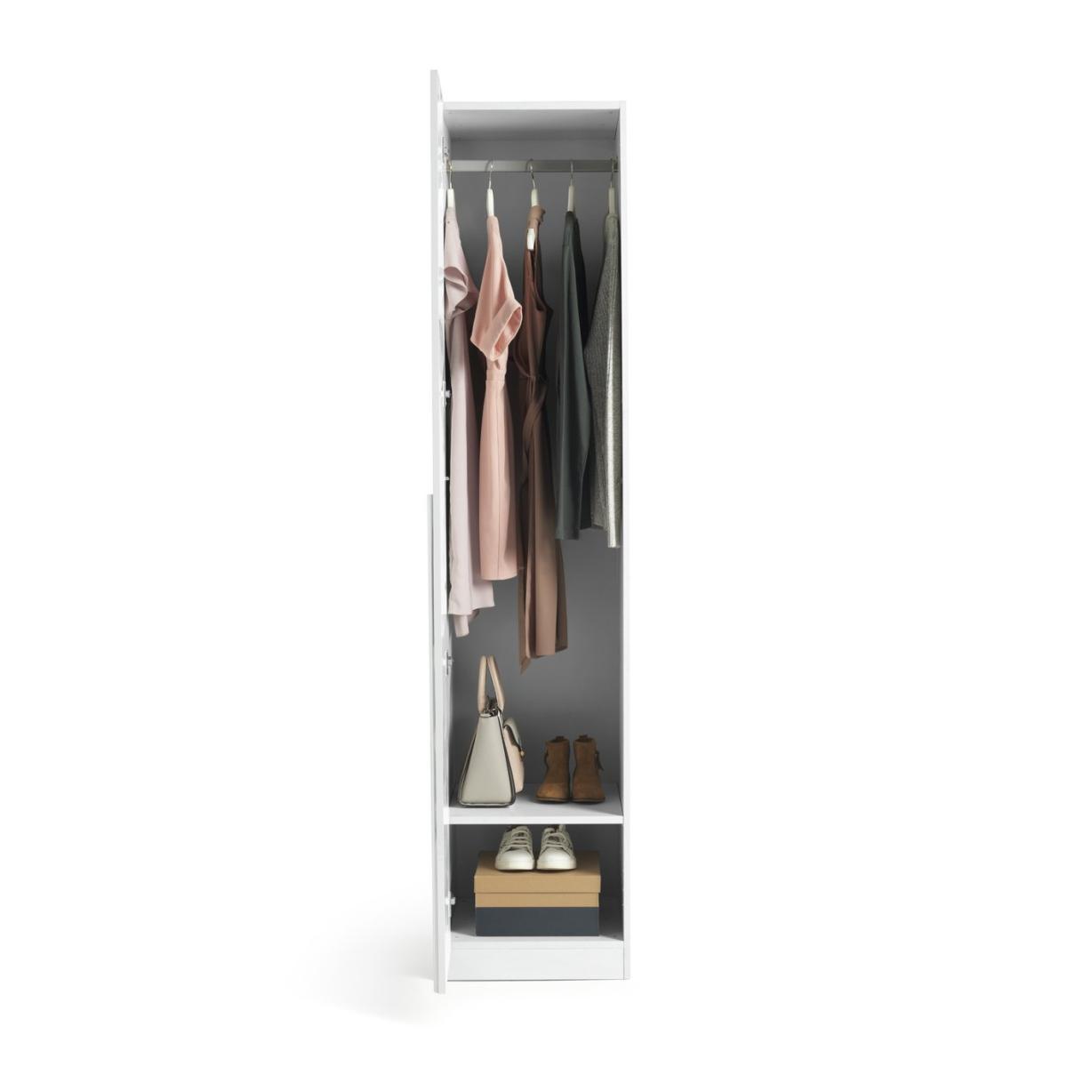 Habitat Munich 1 Door Wardrobe - White – image 4