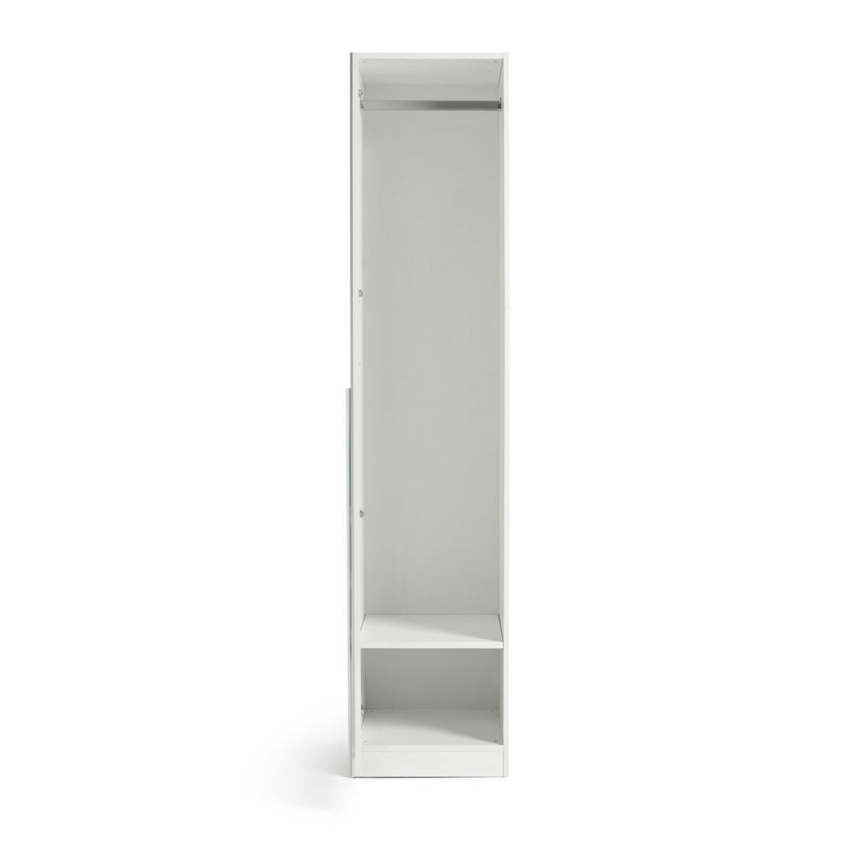 Habitat Munich 1 Door Wardrobe - White – image 5