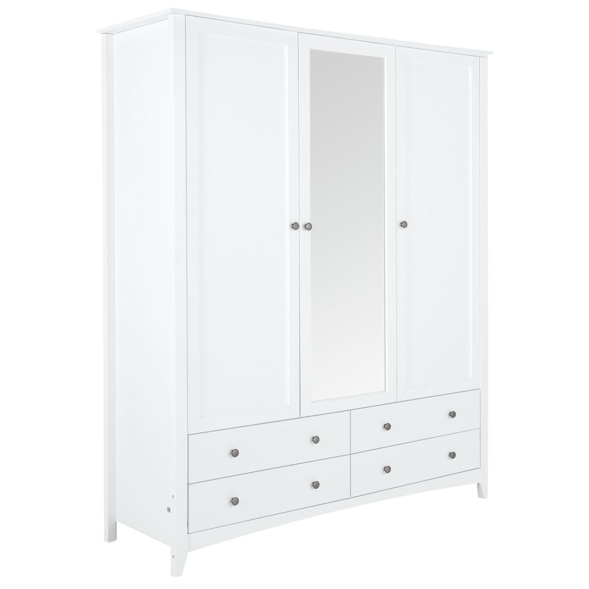 Habitat Minato 4 Piece 3 Door Wardrobe Set - White – image 3