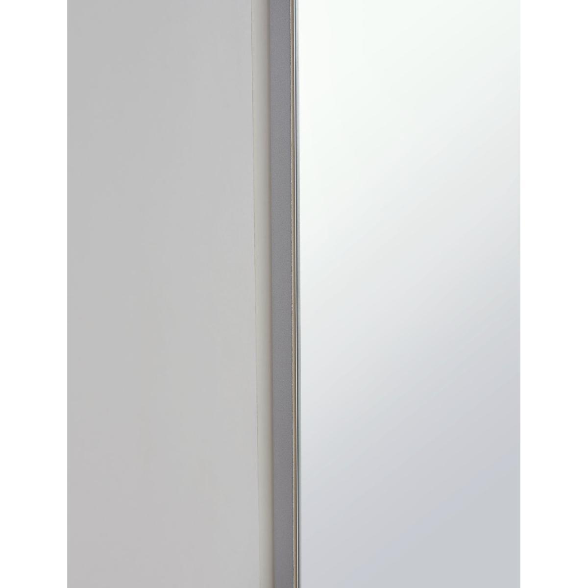 Habitat Atlas 2 Door Mirrored Tall Wardrobe - White – image 6