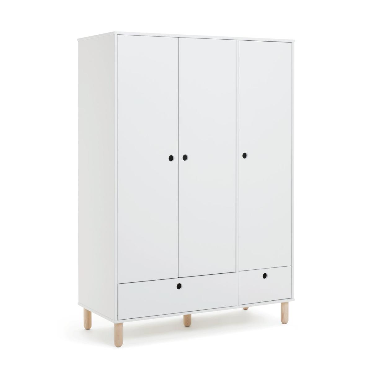 Habitat Kids Eden 3 Door 2 Drawer Wardrobe - White – image 2