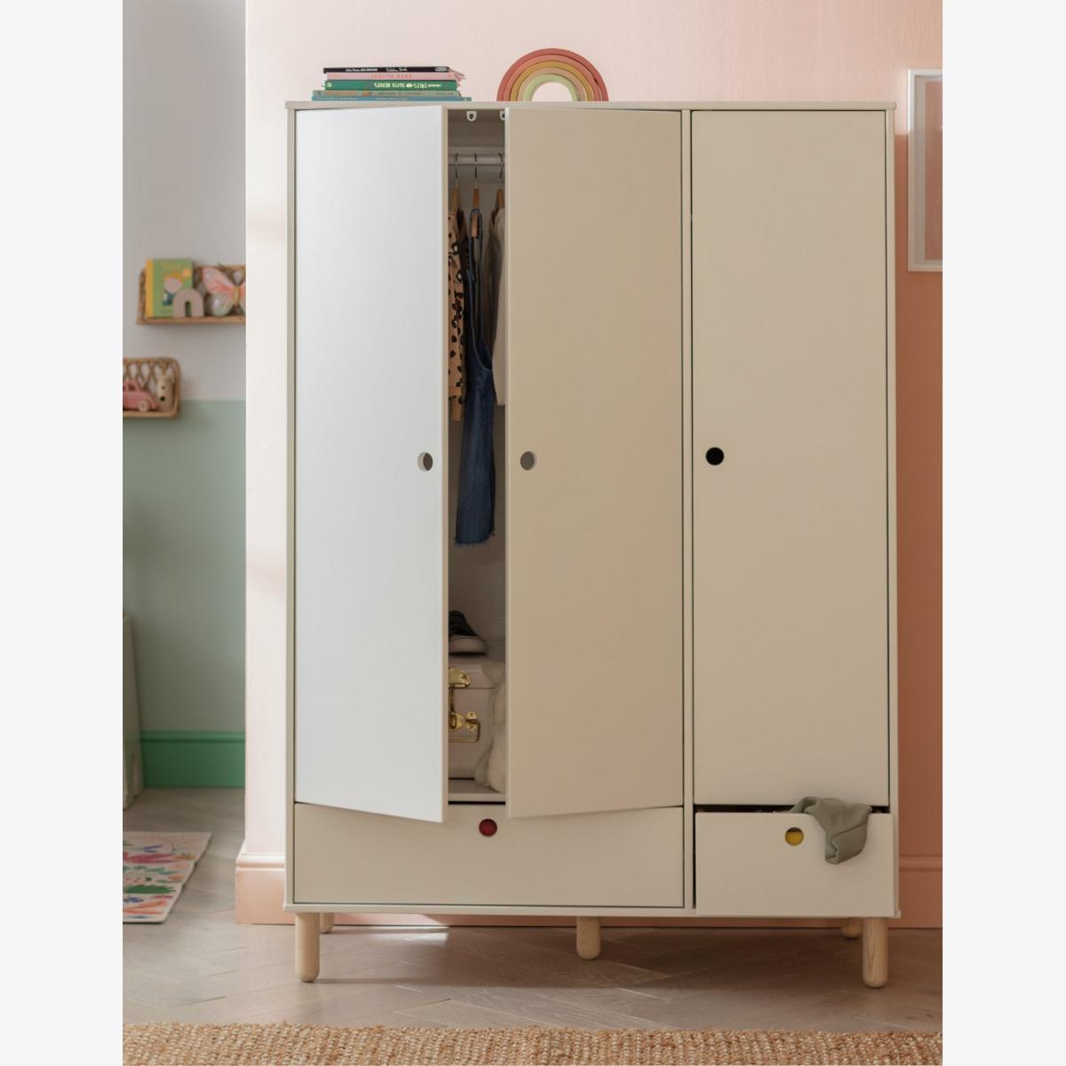 Habitat Kids Eden 3 Door 2 Drawer Wardrobe - White – image 1