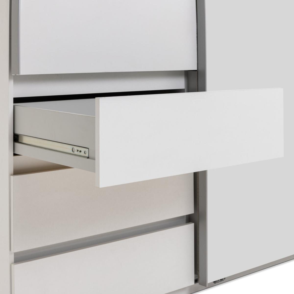 Habitat Holsted 2 Door 3 Drawer Wardrobe - White – image 5