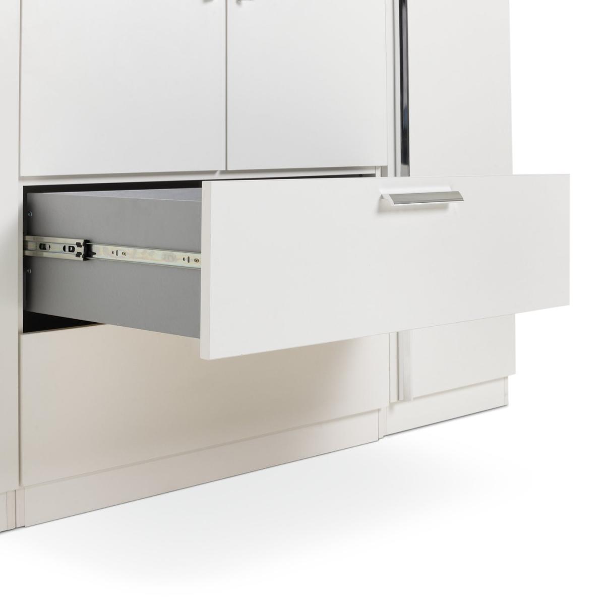 Habitat Munich 4 Door 2 Drawer Wardrobe - White – image 7