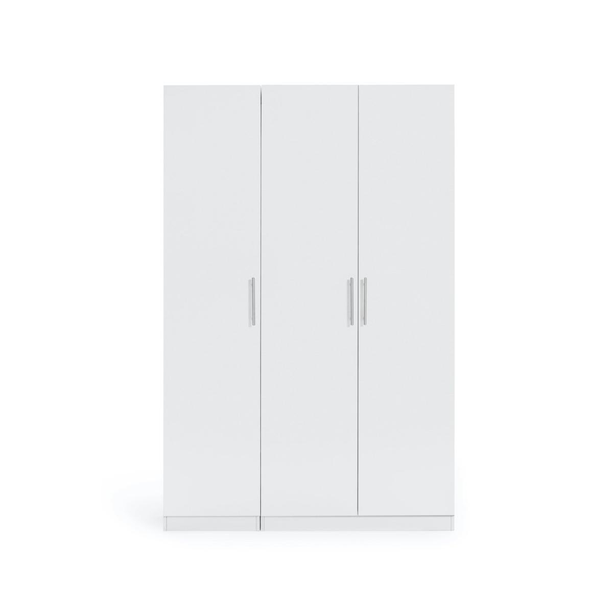 Habitat Munich 3 Door Wardrobe - White Gloss – image 6