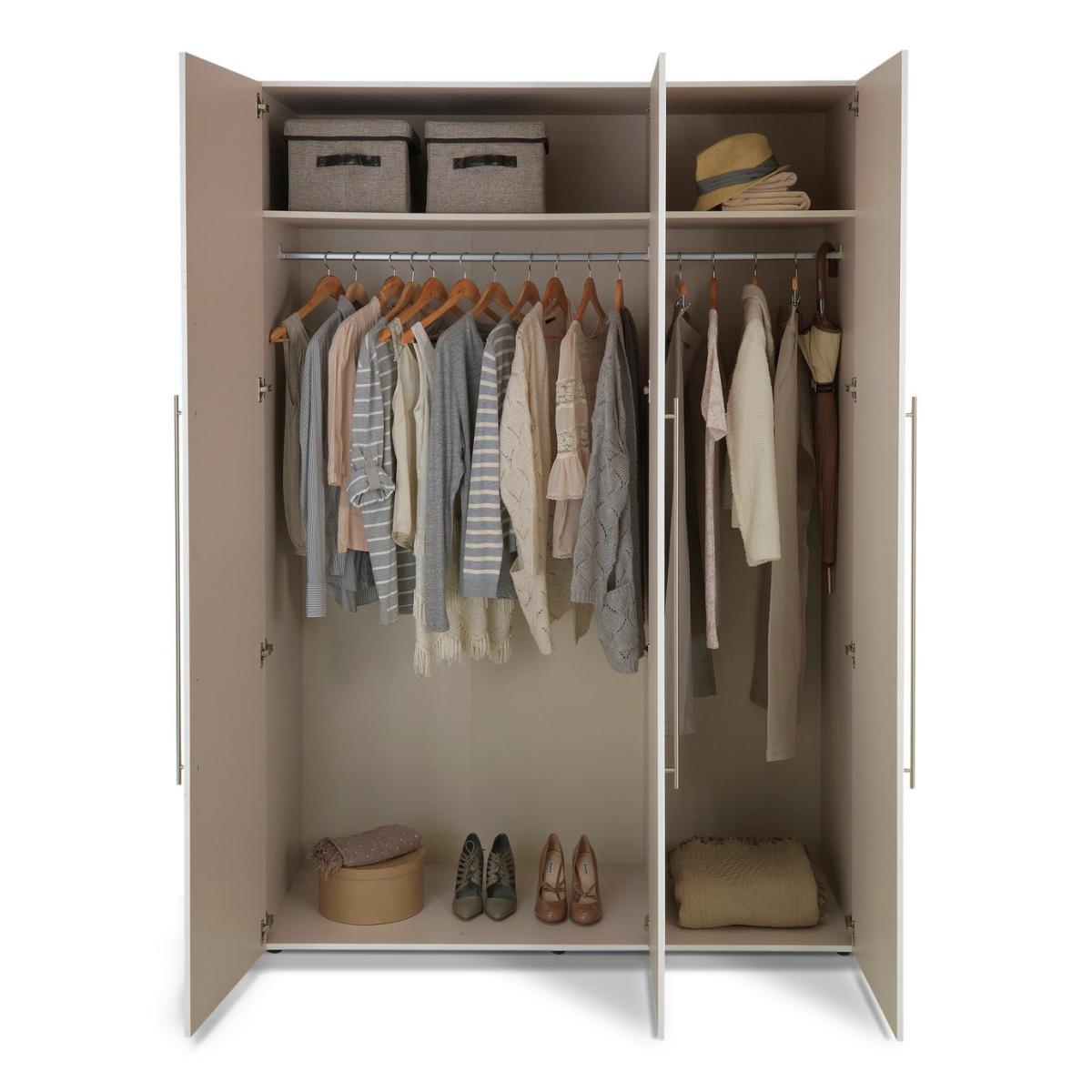 Habitat Atlas 3 Door Tall Wardrobe - White – image 4
