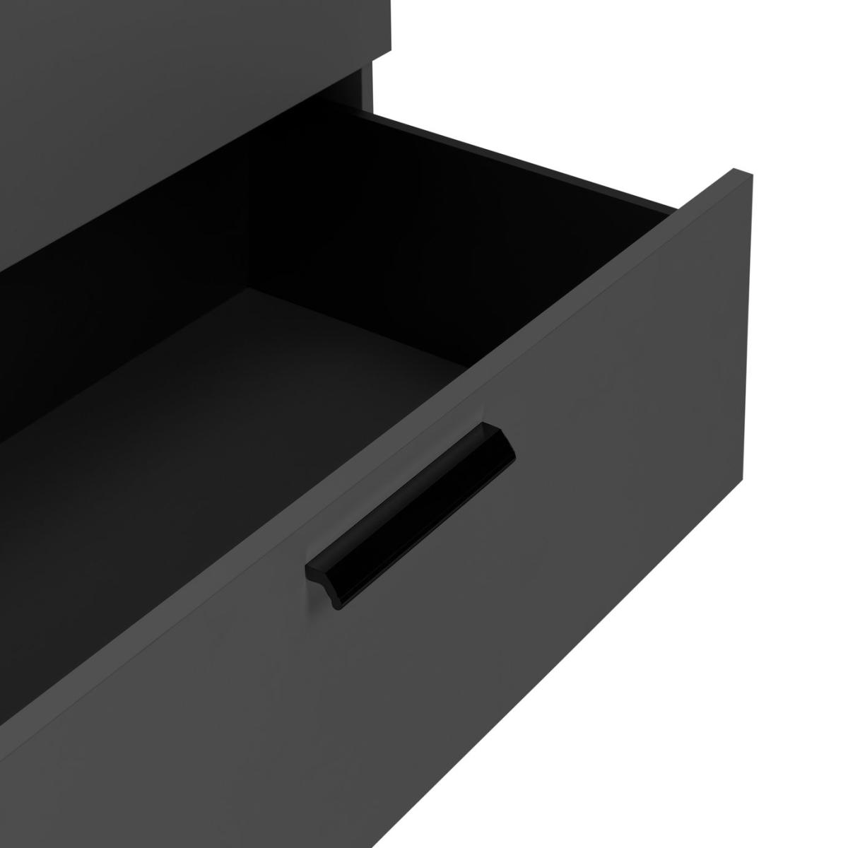Habitat Munich 2 Door 2 Drawer Wardrobe - Anthracite – image 6