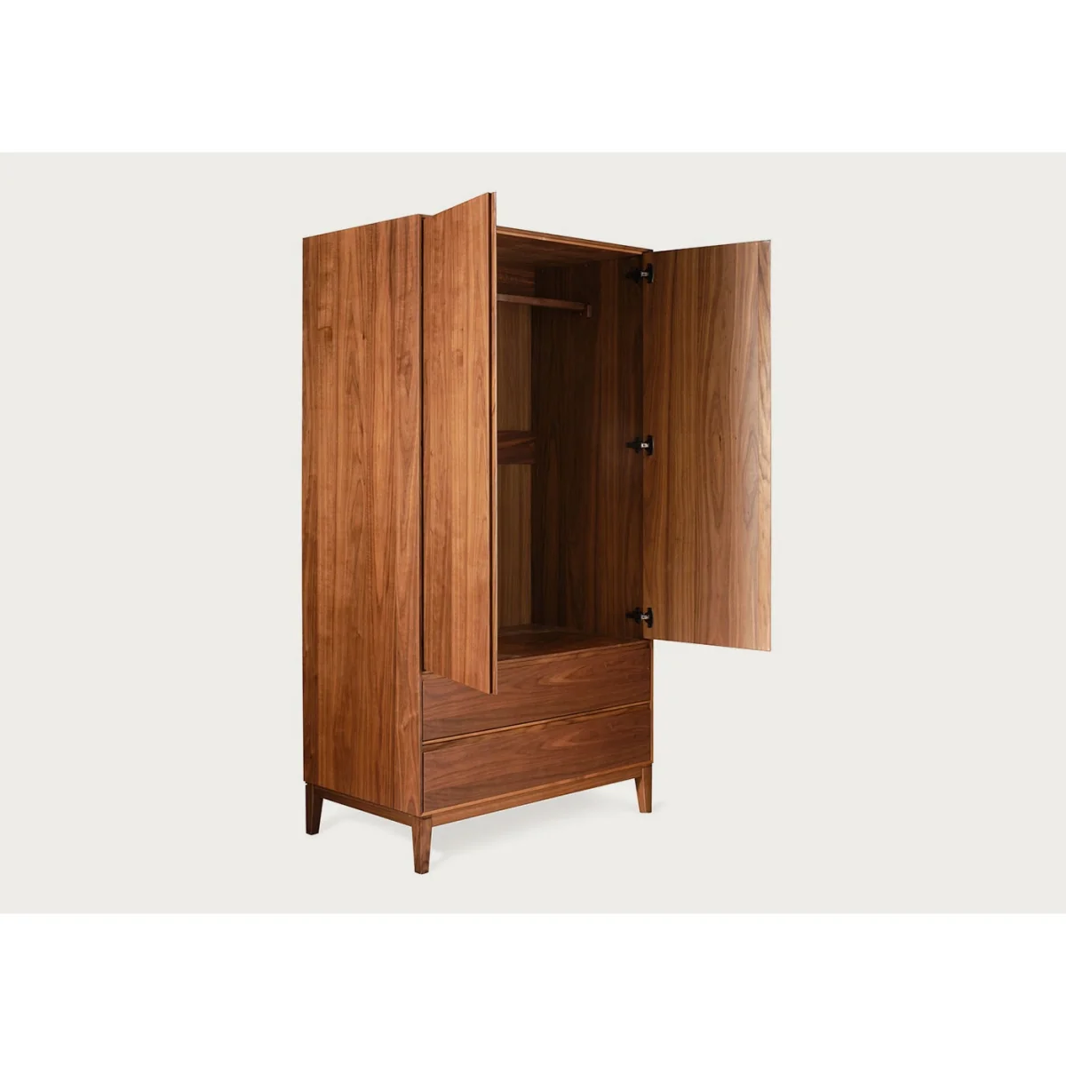 Heal's Lars Double Wardrobe Walnut – image 5