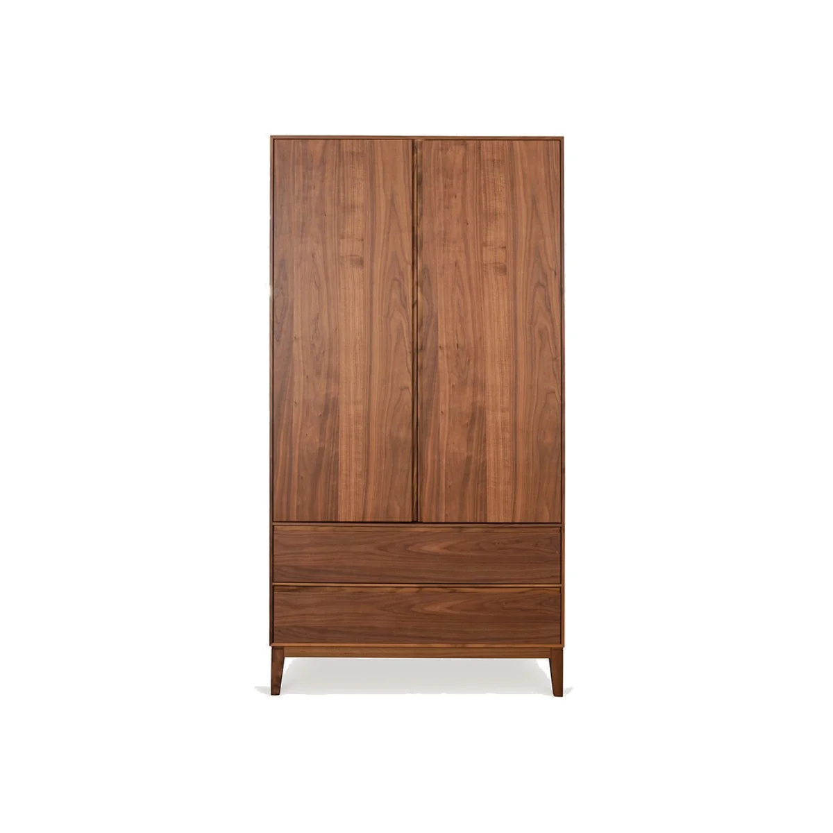 Heal's Lars Double Wardrobe Walnut – image 1