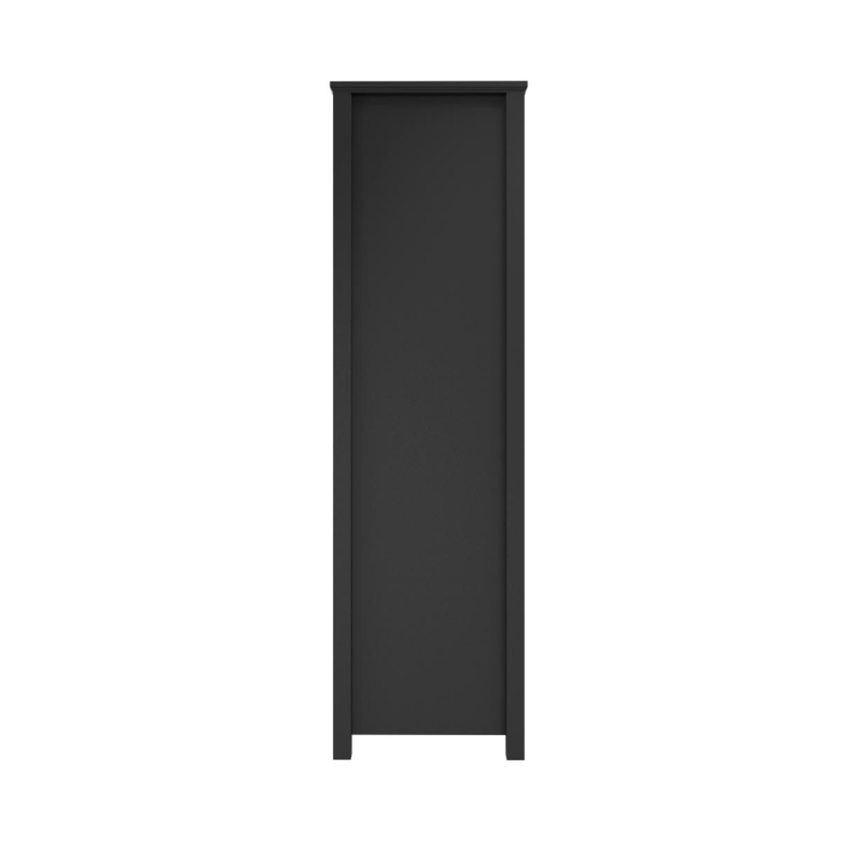 Ives 2 Door Wardrobe Black – image 4