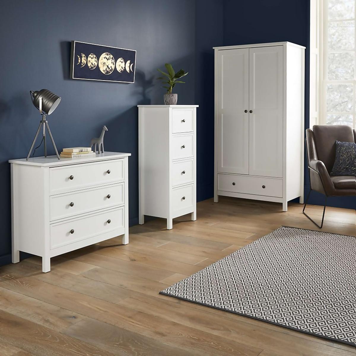 Helmsley 2 Door 1 Drawer Wardrobe – image 7