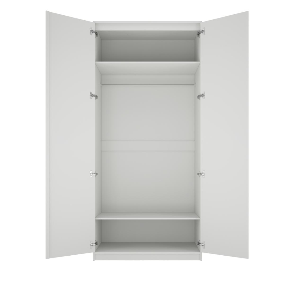 Austen White 2 Door Wardrobe – image 3