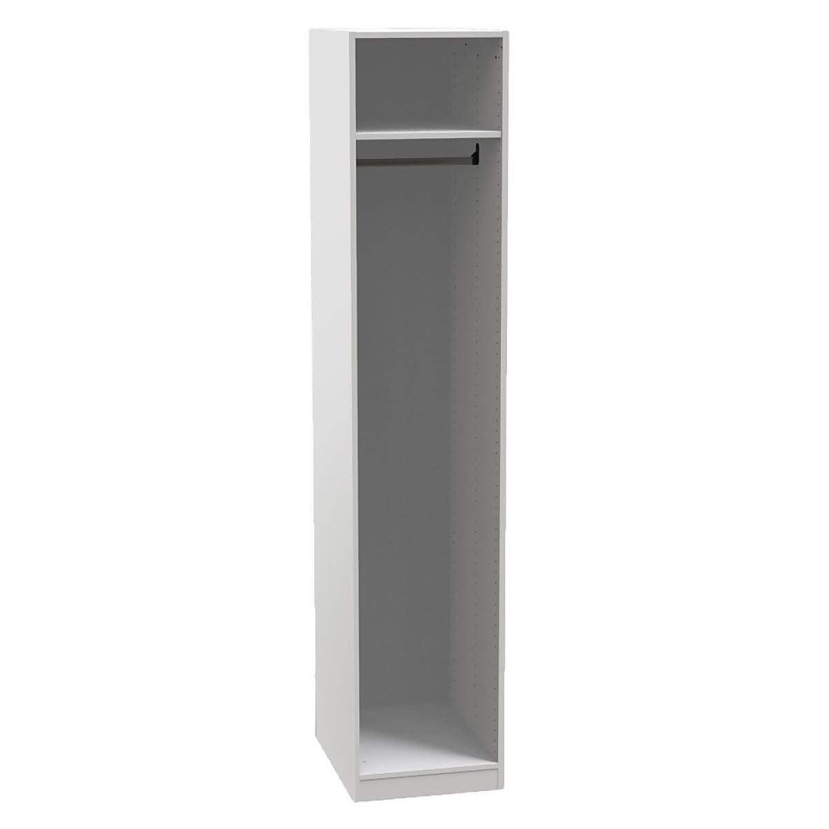 Fitted Bedroom Handleless Single Wardrobe - White – image 2