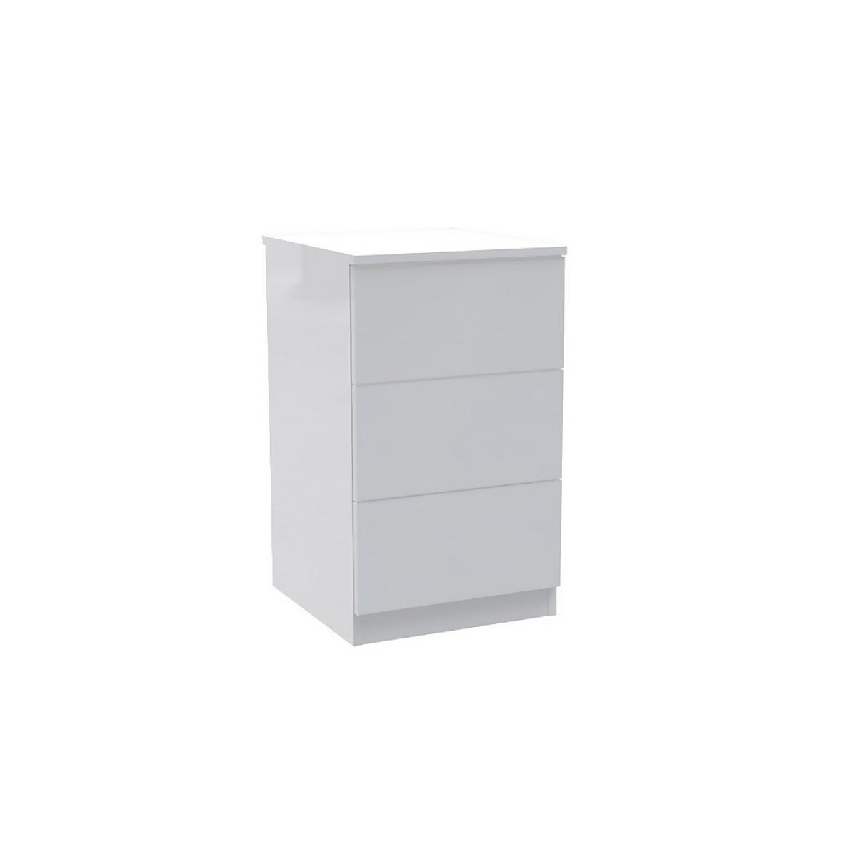 House Beautiful Honest Quad Wardrobe Bedroom Set, White Carcass - Gloss White Slab Doors – image 3