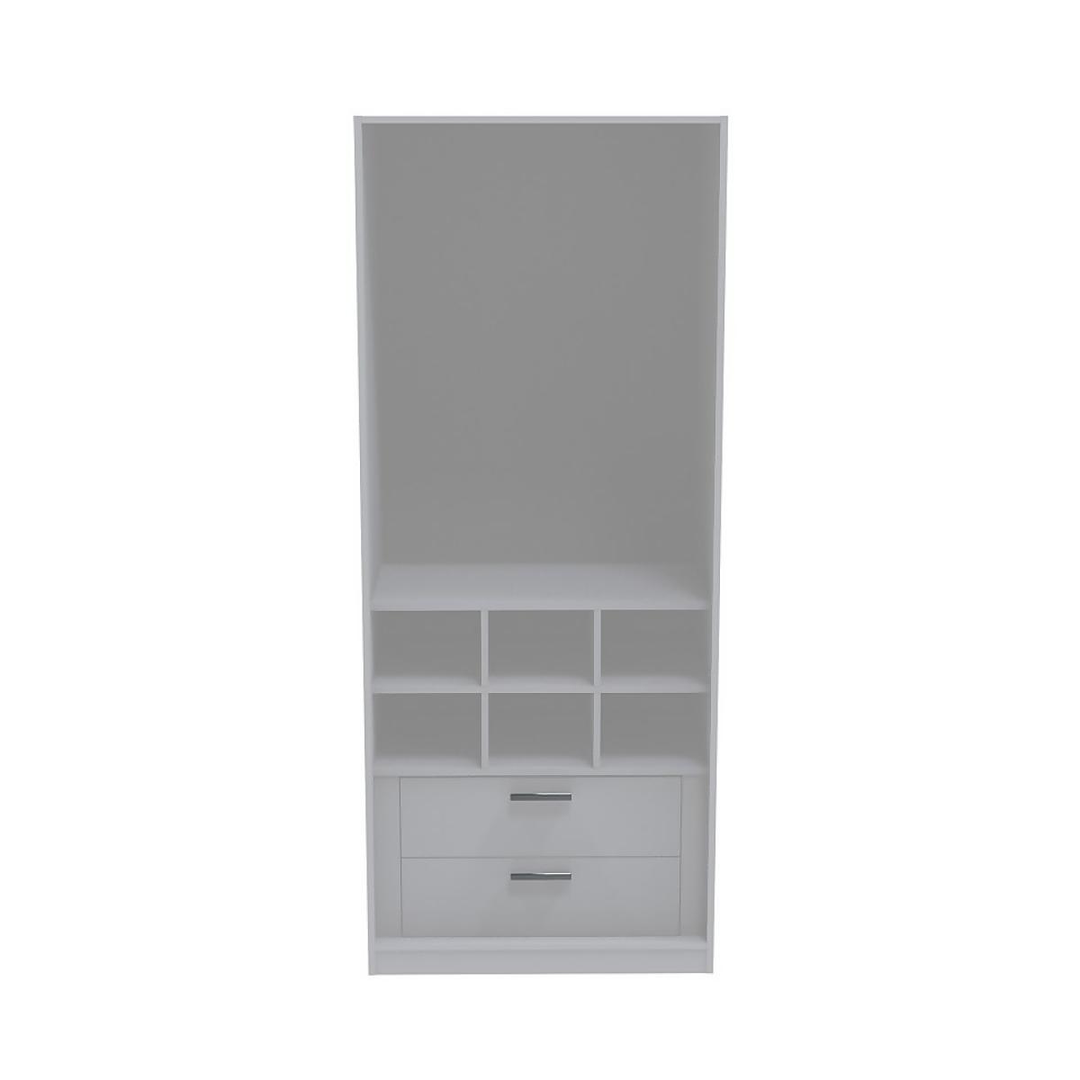 House Beautiful Honest Quad Wardrobe Bedroom Set, White Carcass - Gloss White Slab Doors – image 4