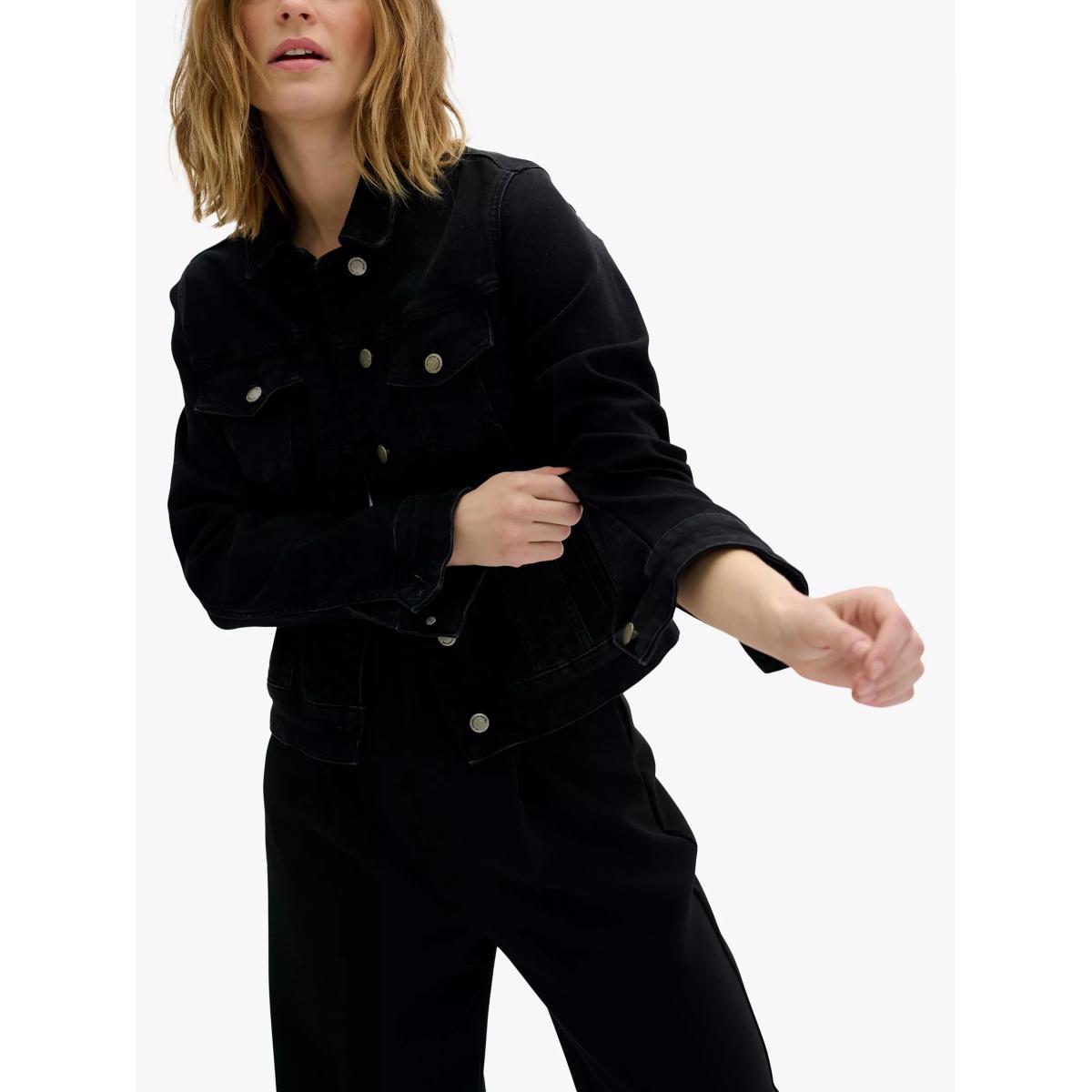 MY ESSENTIAL WARDROBE Denim Jacket, Black Wash – image 4