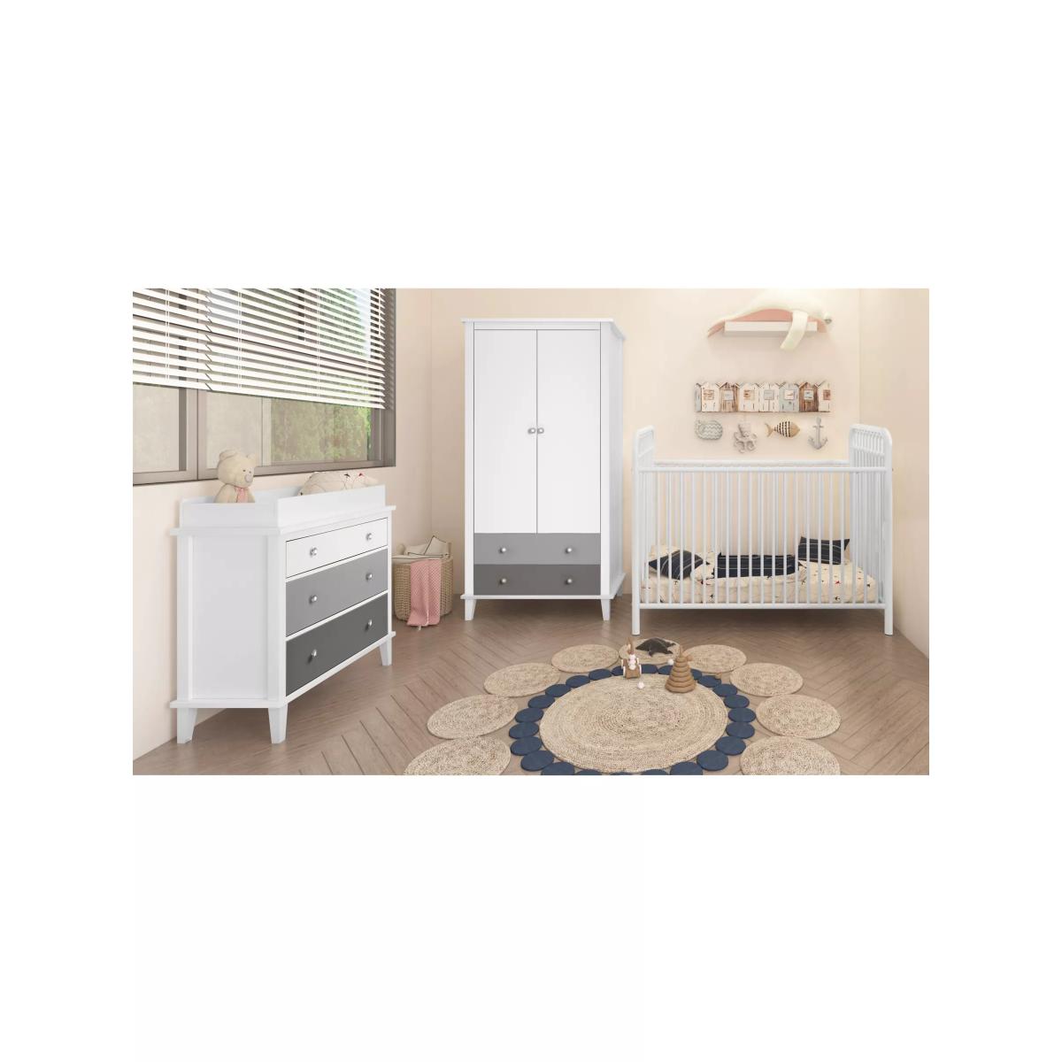 Little Seeds Monarch Hill Poppy 2 Drawer Kids' Wardrobe – image 2