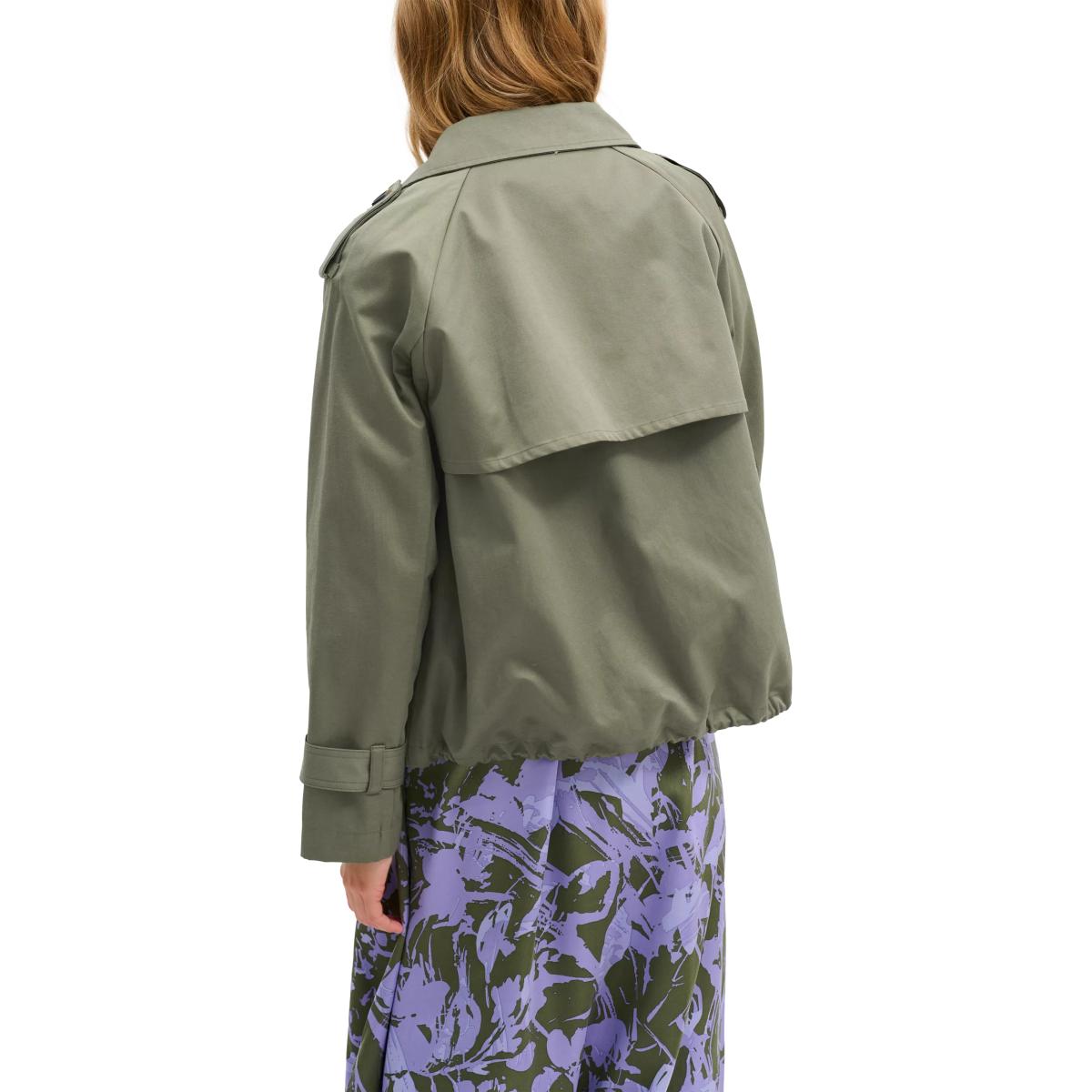 MY ESSENTIAL WARDROBE Mira Trench Jacket, Dusty Olive – image 2