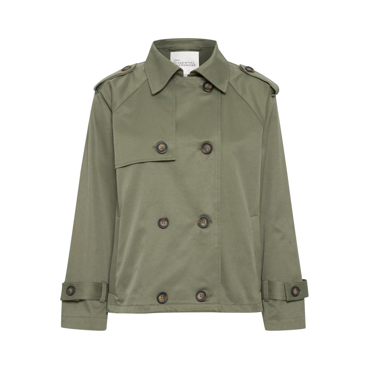 MY ESSENTIAL WARDROBE Mira Trench Jacket, Dusty Olive – image 5