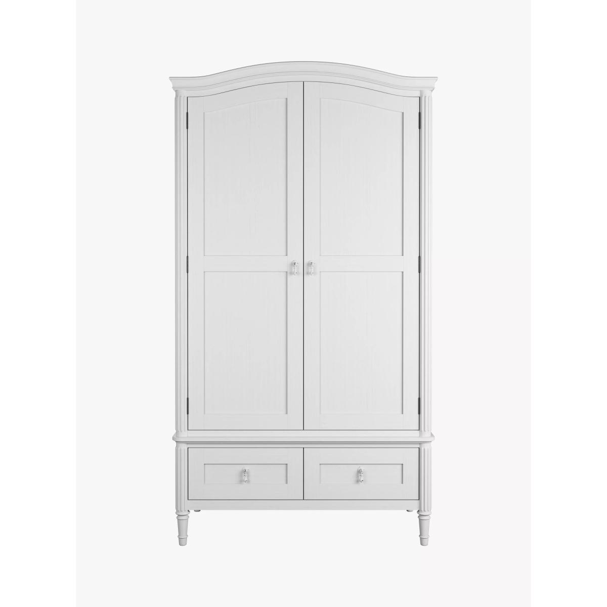 Laura Ashley Bramford 2 Door, 2 Drawer Wardrobe, White – image 2