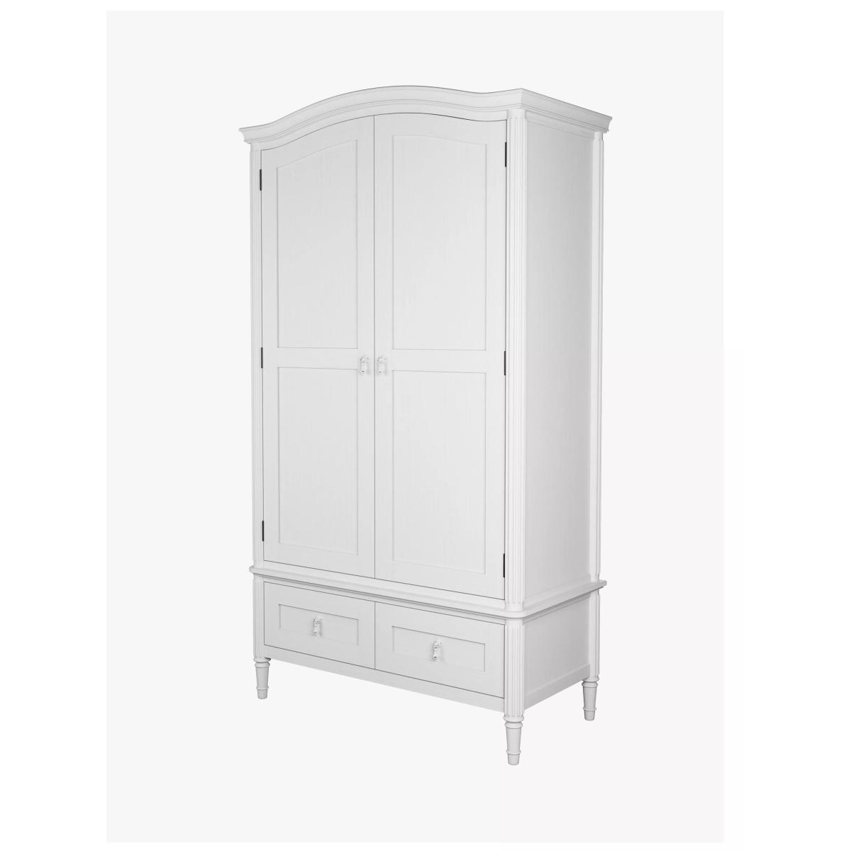 Laura Ashley Bramford 2 Door, 2 Drawer Wardrobe, White – image 3