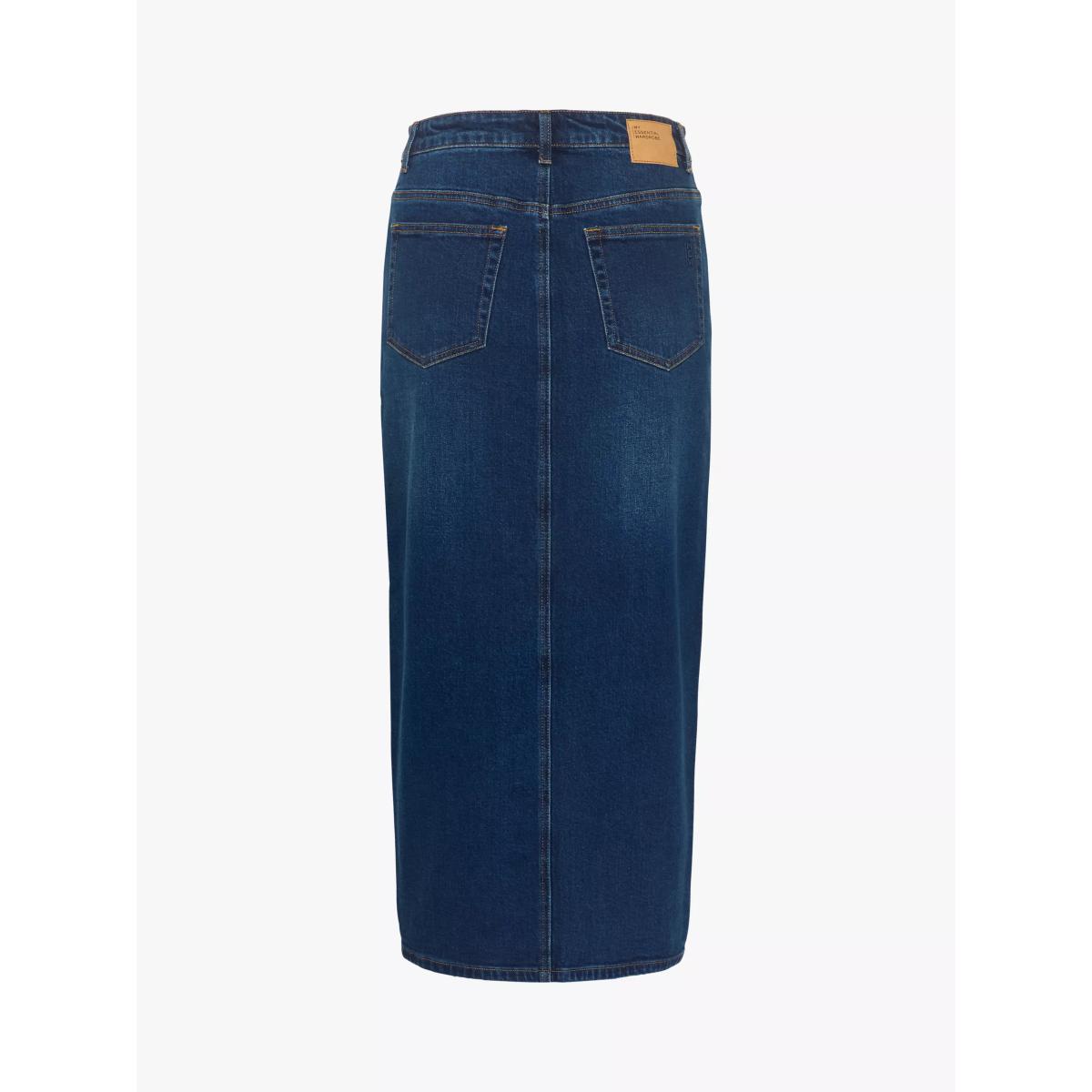 MY ESSENTIAL WARDROBE Dango Denim Midi Skirt, Dark Blue Wash – image 5