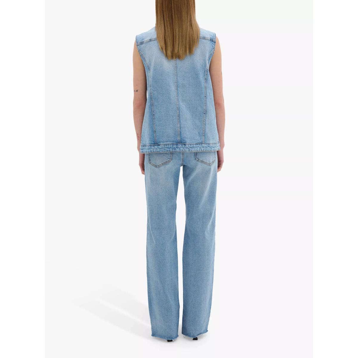 MY ESSENTIAL WARDROBE Daisy Straight Leg Jeans, Light Blue Wash – image 2