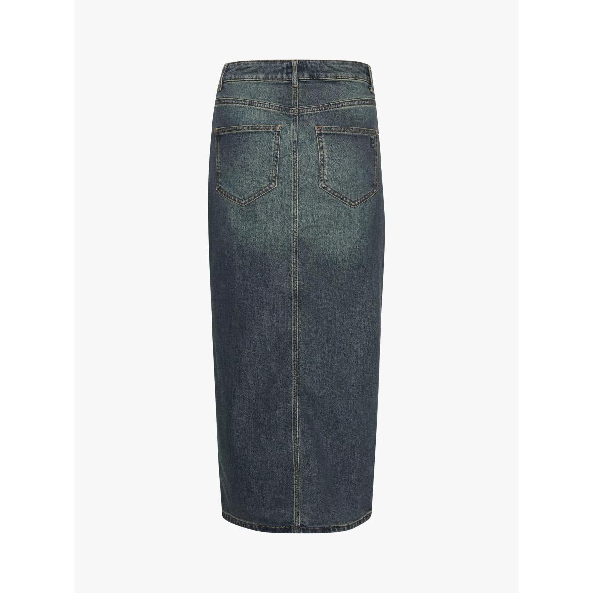 MY ESSENTIAL WARDROBE Dalvi Denim Midi Skirt, Dark Blue – image 5