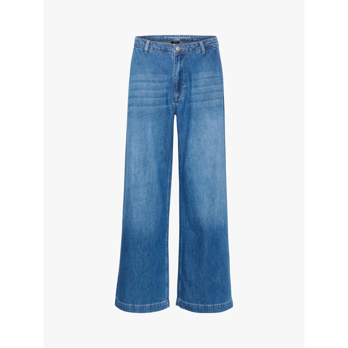 MY ESSENTIAL WARDROBE Malo Wide Leg Jeans, Blue – image 4