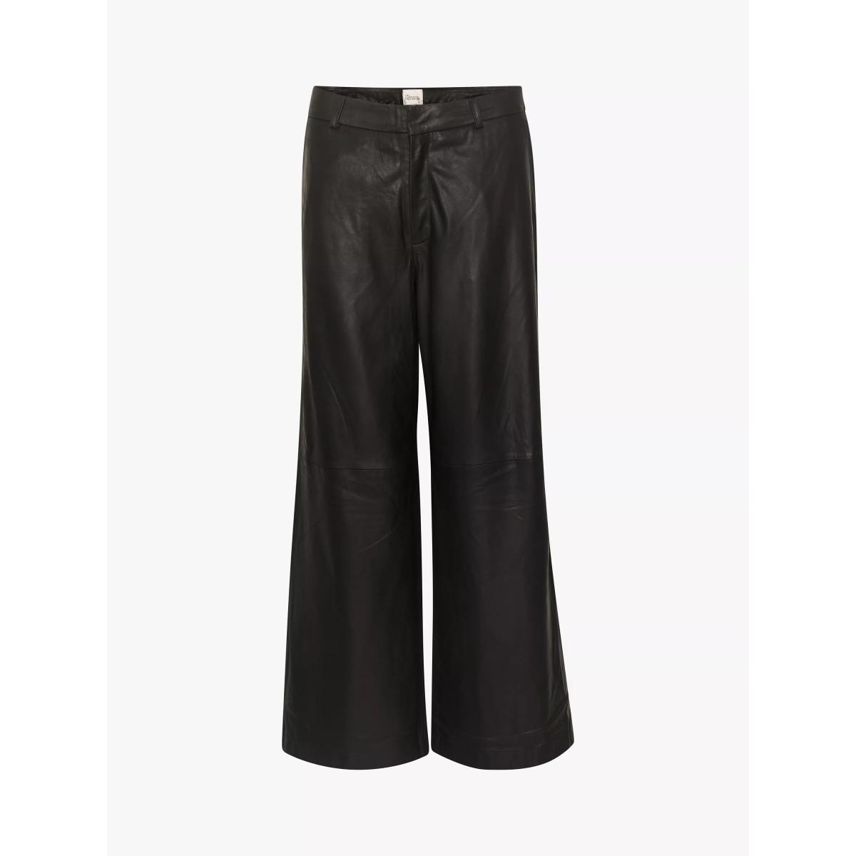 MY ESSENTIAL WARDROBE Gitta Leather Trousers, Black – image 4