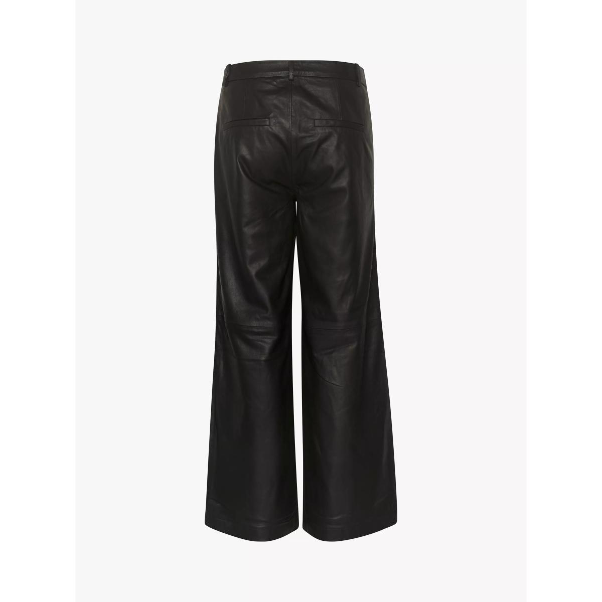 MY ESSENTIAL WARDROBE Gitta Leather Trousers, Black – image 5