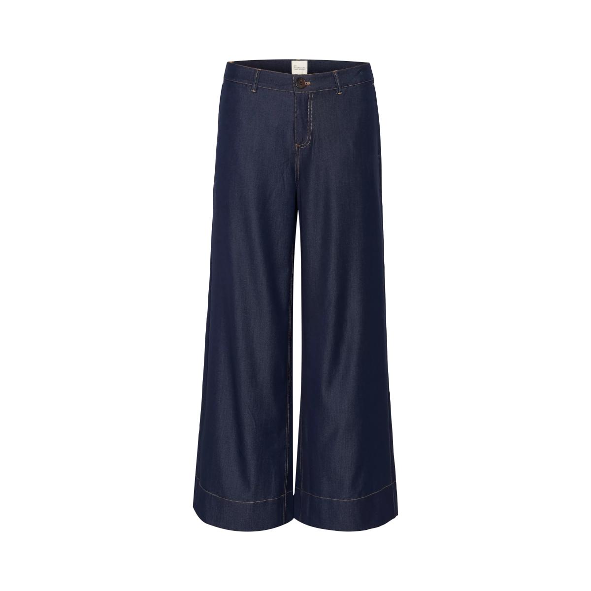 MY ESSENTIAL WARDROBE Ravi Denim Wide Leg Trousers, Dark Blue – image 3