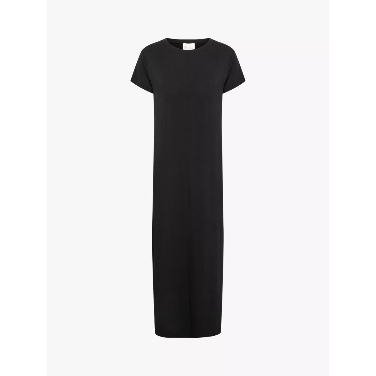 MY ESSENTIAL WARDROBE Vista Jersey Short Sleeve Maxi Dress, Black – image 4