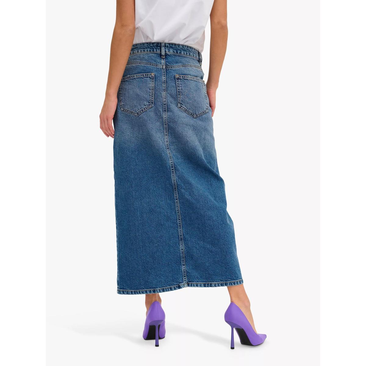 MY ESSENTIAL WARDROBE Louis Crossover Waist Denim Skirt – image 2