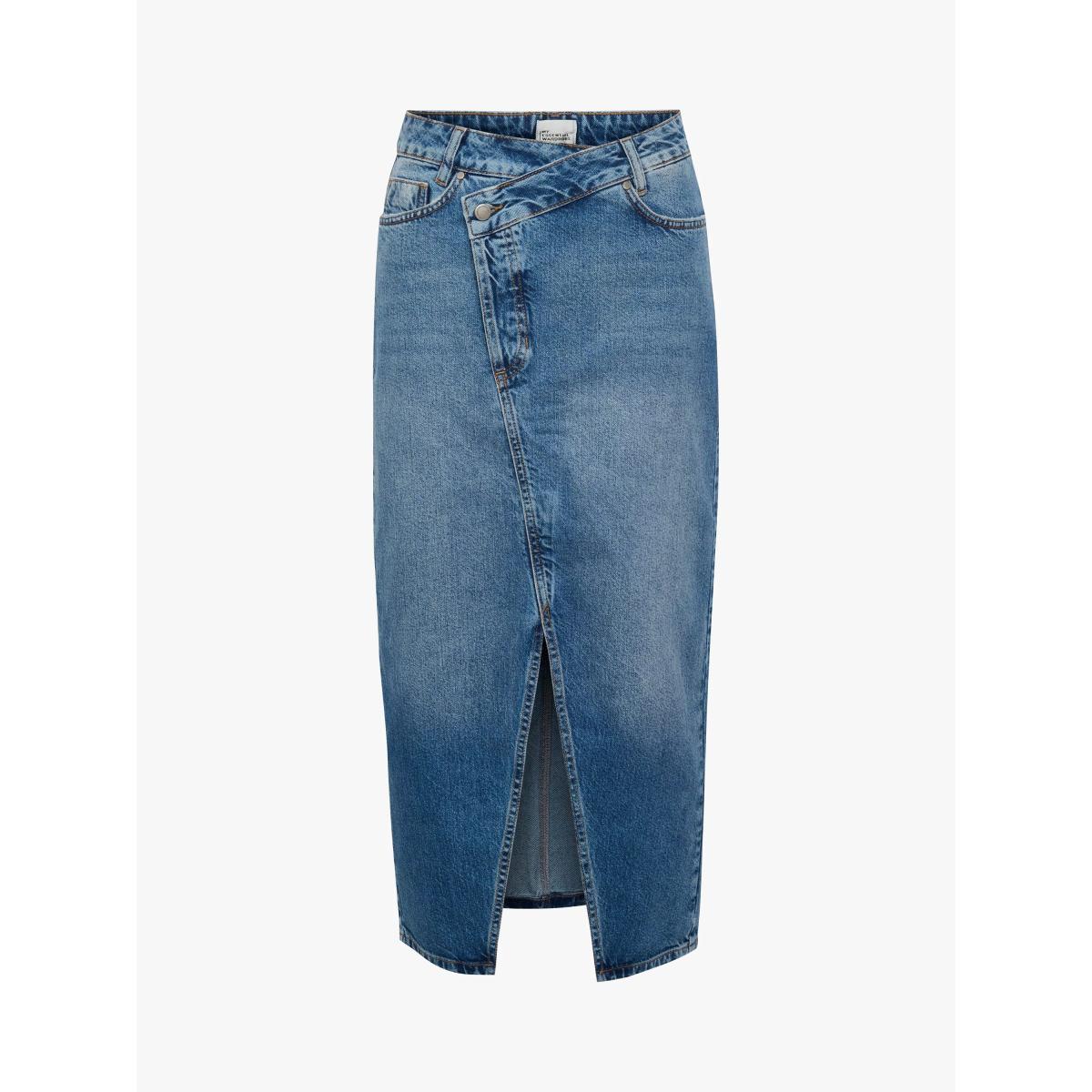 MY ESSENTIAL WARDROBE Louis Crossover Waist Denim Skirt – image 3