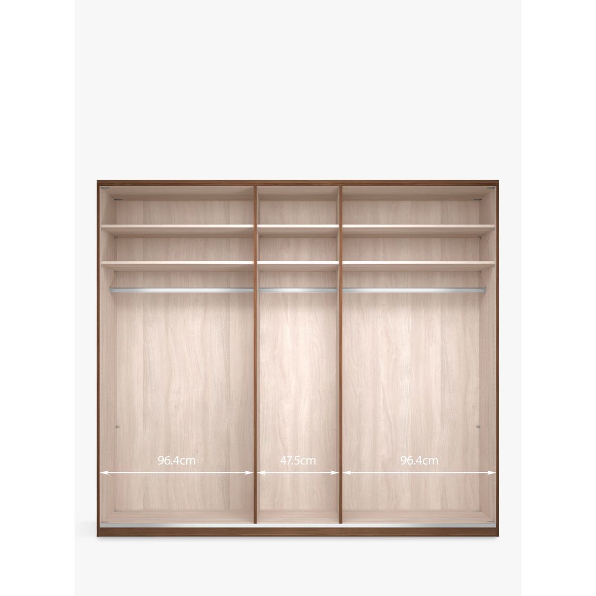 John Lewis & Partners Marlow 250cm Hinged Wardrobe – image 4