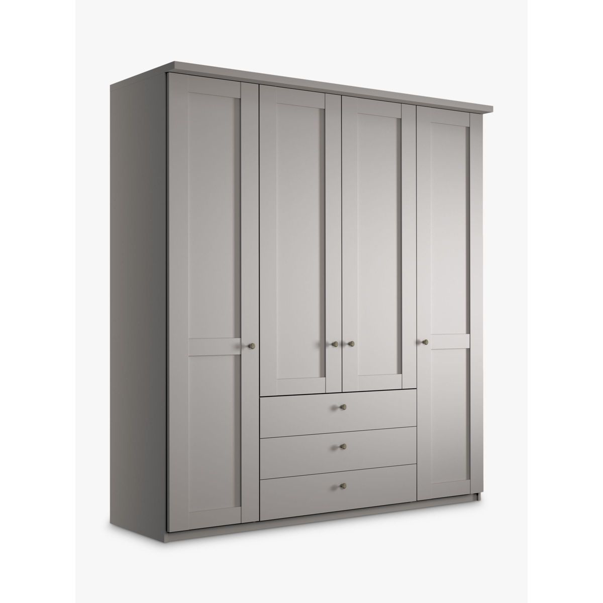 John Lewis & Partners Marlow 200cm Hinged Door Wardrobe with 3 Drawers – image 2